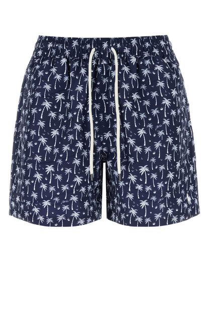 WOVEN-TRUNK-SWIM BOTTOM SWIMSUITS
