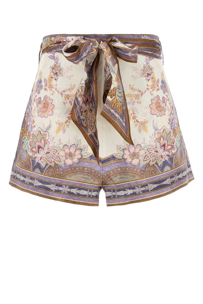 LUNA SCARF TIE SHORT SHORTS