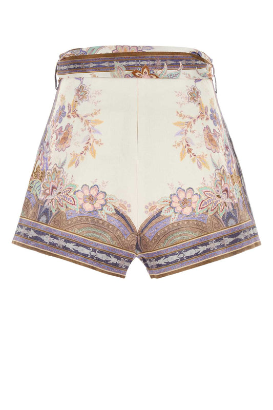 LUNA SCARF TIE SHORT SHORTS
