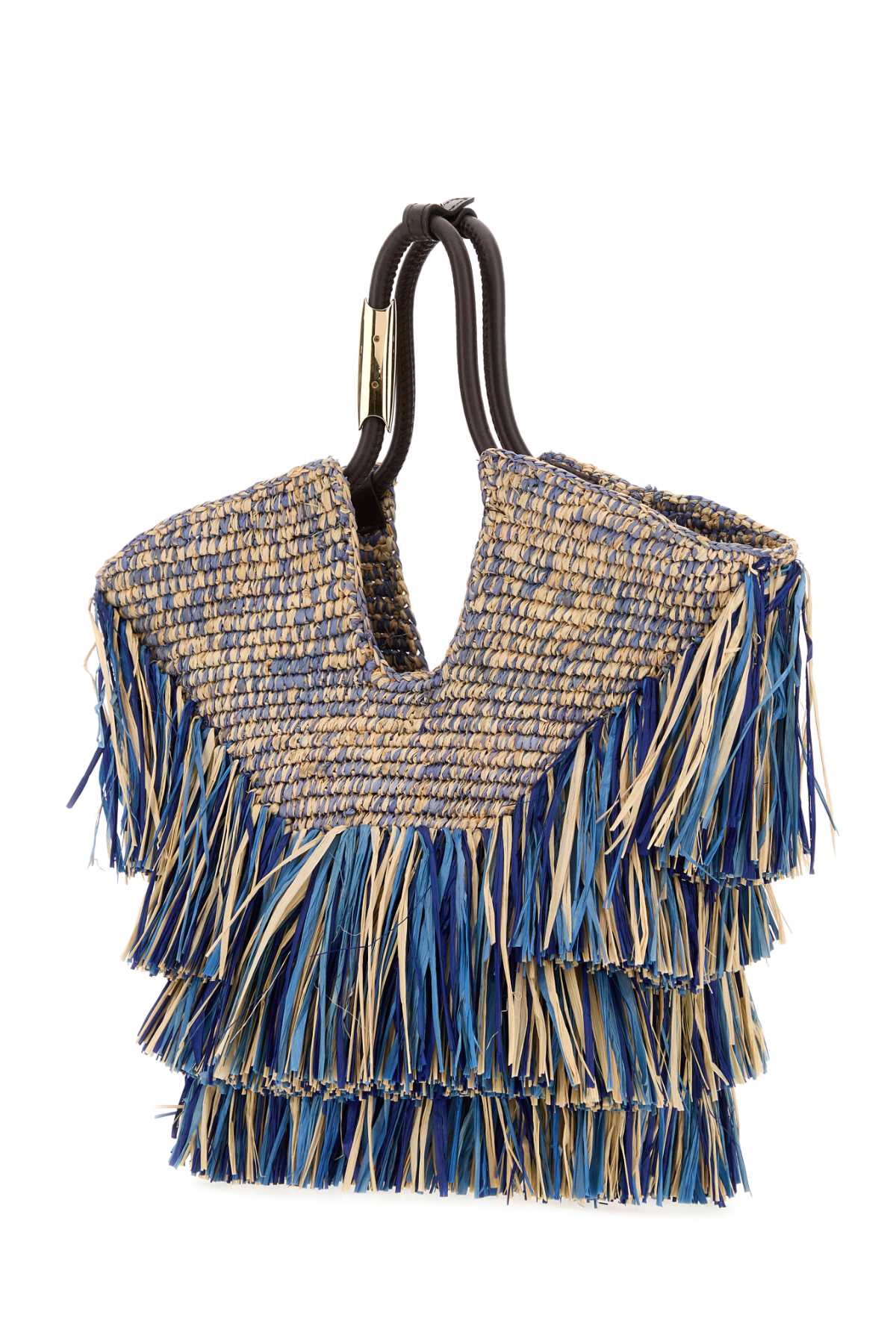 GOLDENTIME SMALL FRINGE TOTE HANDBAGS