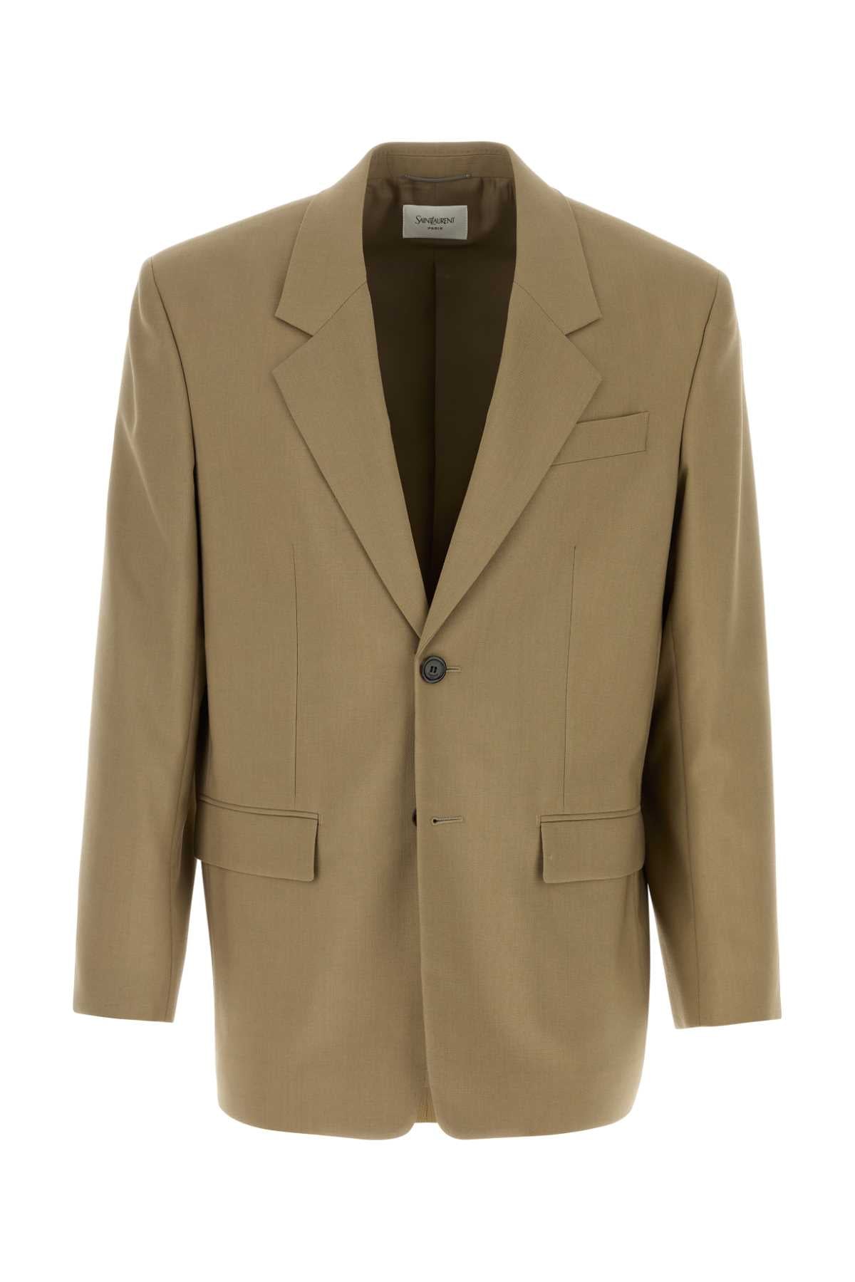 Saint Laurent Veste fluide à simpl