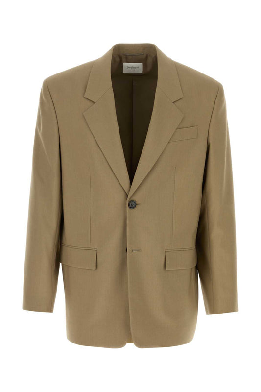 Saint Laurent Veste fluide à simpl