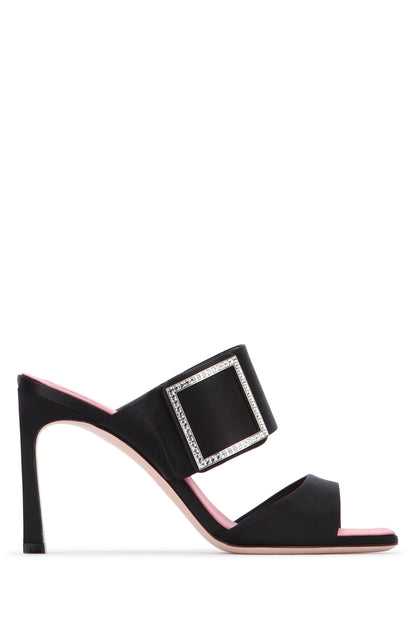 TROMPETTE STRASS STRAP MULE 85 PUMPS