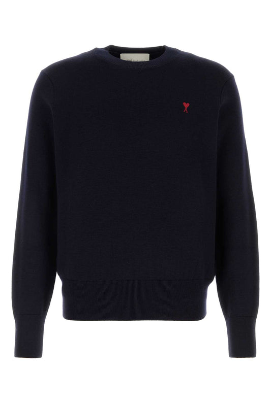 QUOTA -CREWNECK SWEATER WITH CONTRASTED AMI DE COE TOPS