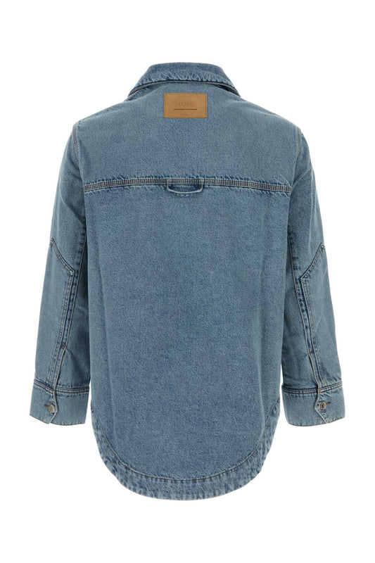 Ami Embossed ami de coeur worker overshirt