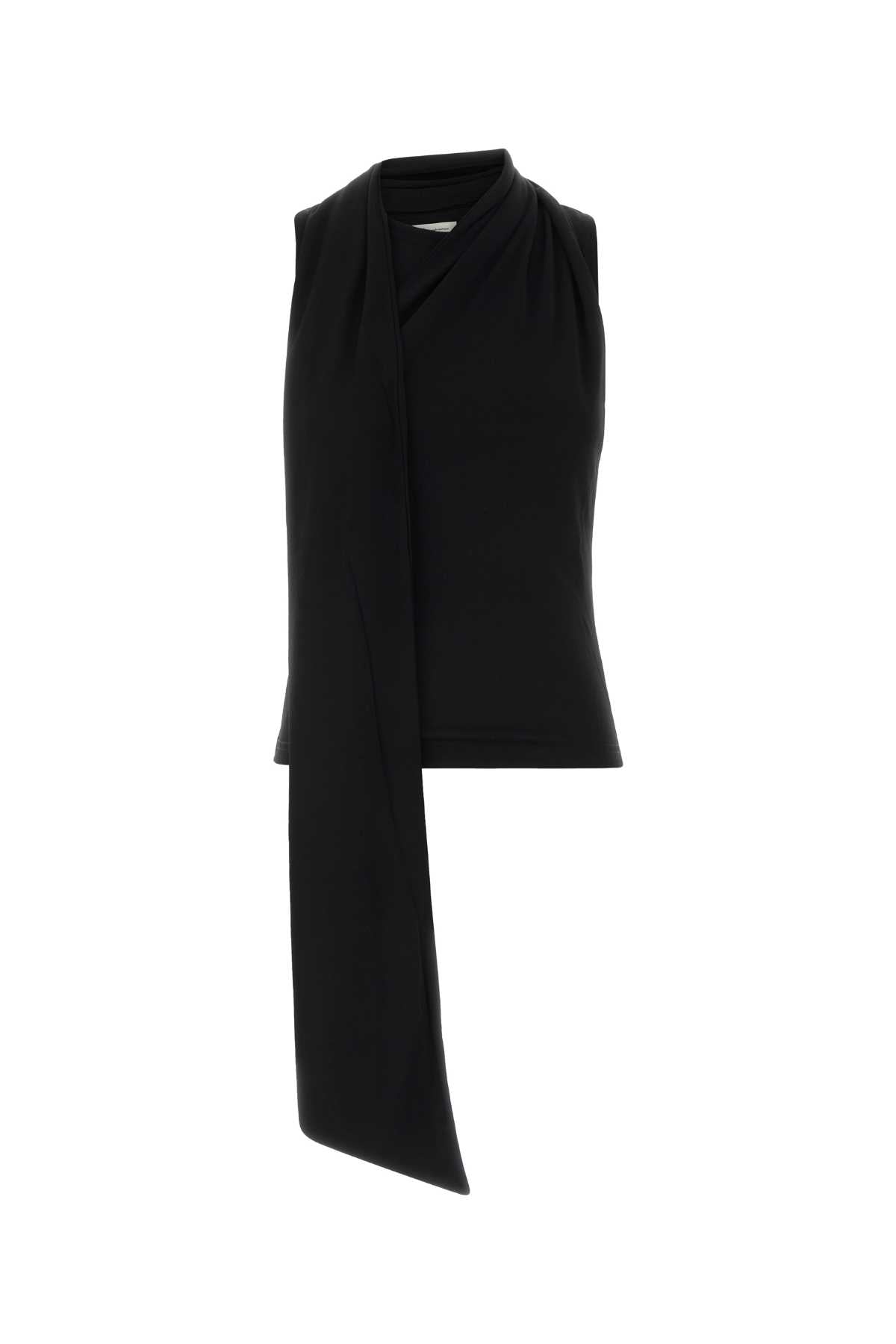 Ami Sleeveless lavalliere top