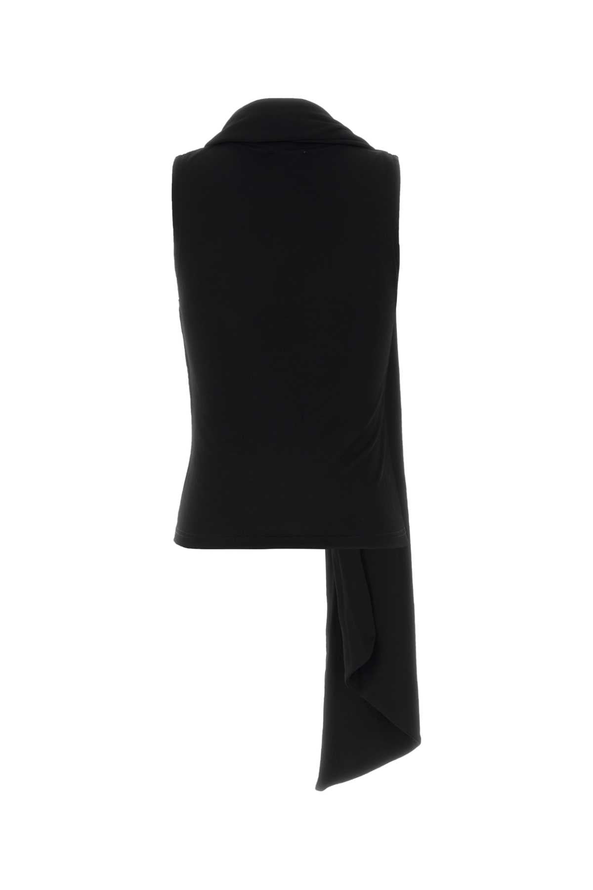 Ami Sleeveless lavalliere top