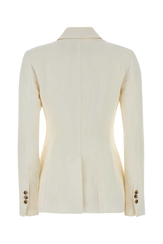 Ami Double breasted bar jacket with patch pockets