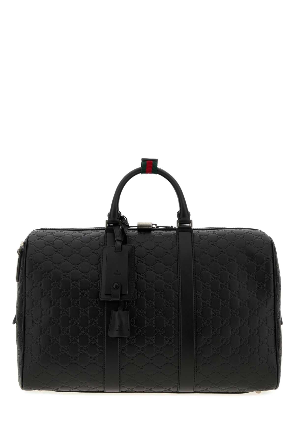 Gucci Duffle with shoulder, address and keys tag, padloc