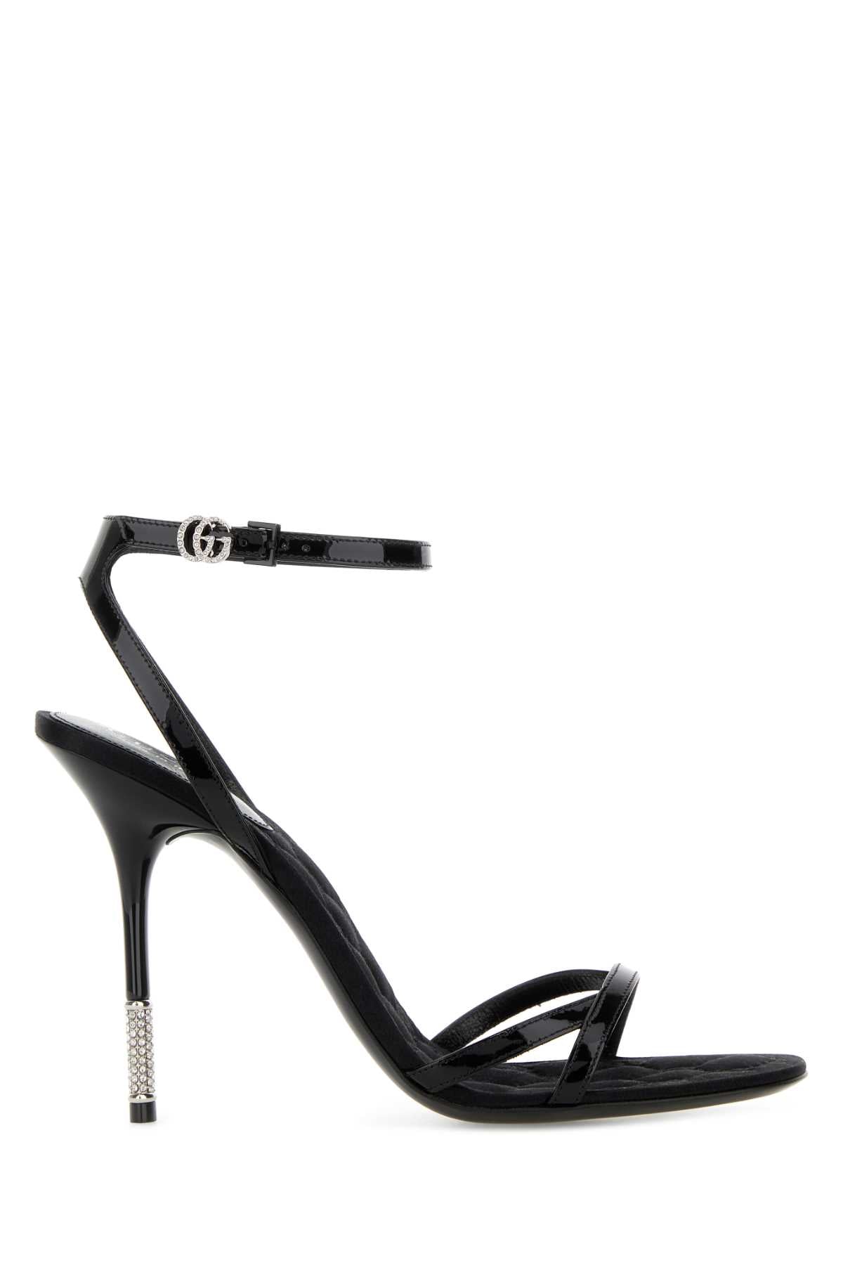 Gucci Leather upper and sole sandal