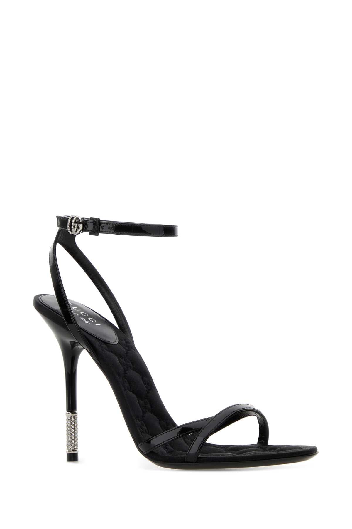 Gucci Leather upper and sole sandal