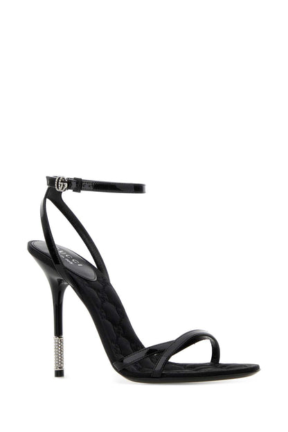 Gucci Leather upper and sole sandal