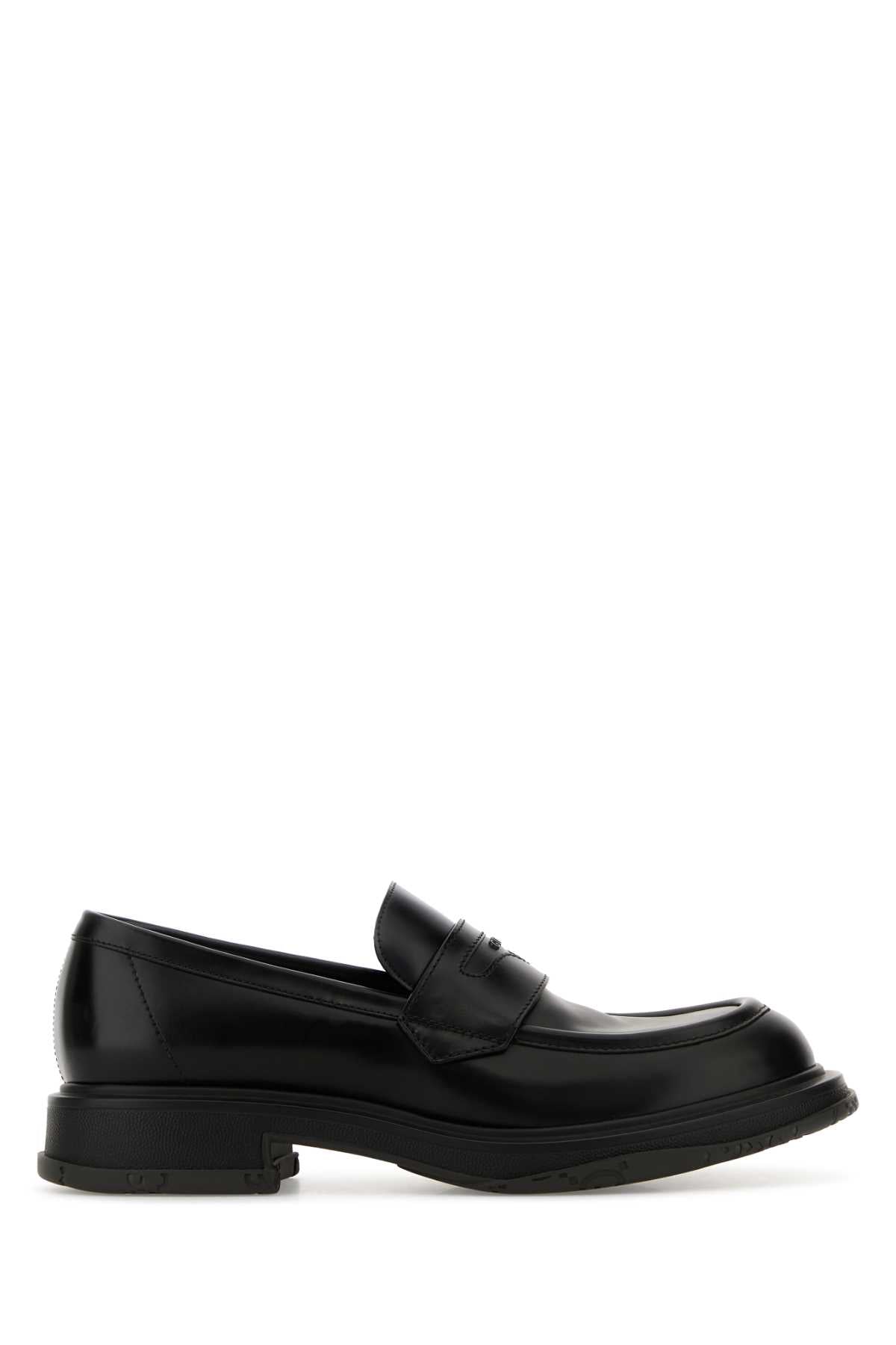 Gucci Leather upper and rubber sole moccasin