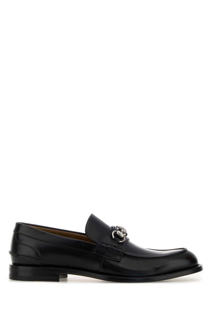Gucci Leather upper and sole moccasin