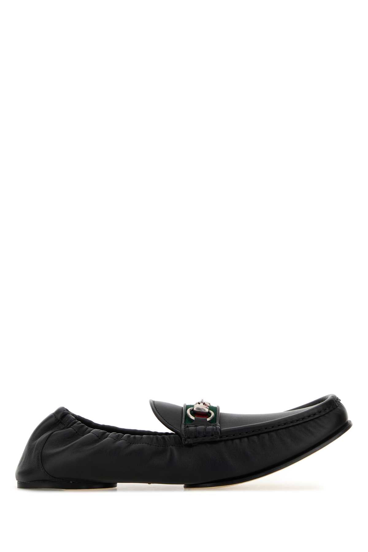Gucci Leather upper and sole moccasin