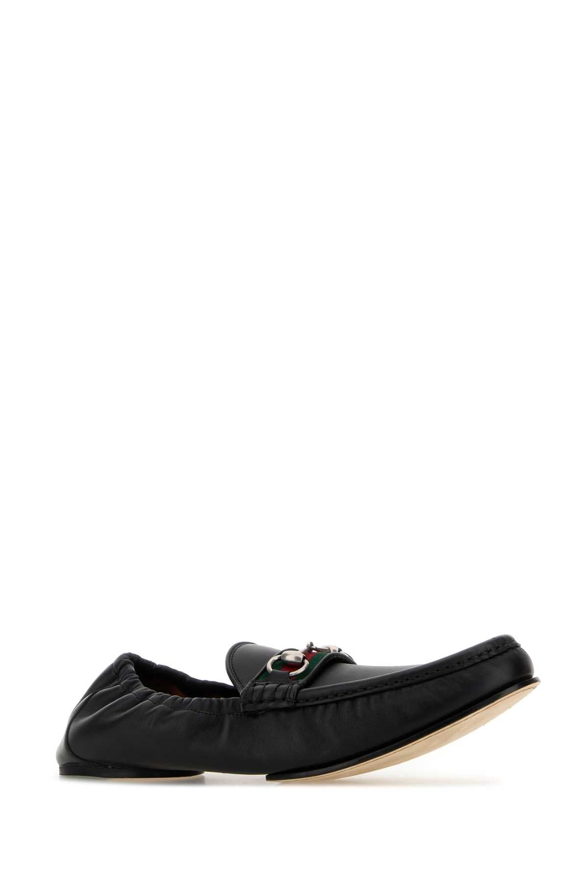 Gucci Leather upper and sole moccasin
