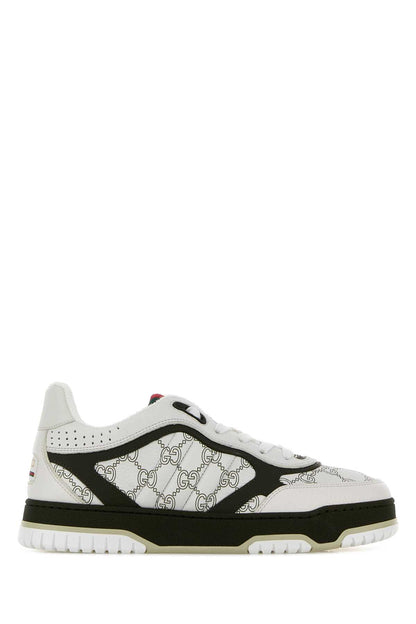 Gucci Leather upper and rubber sole sneaker