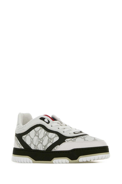 Gucci Leather upper and rubber sole sneaker