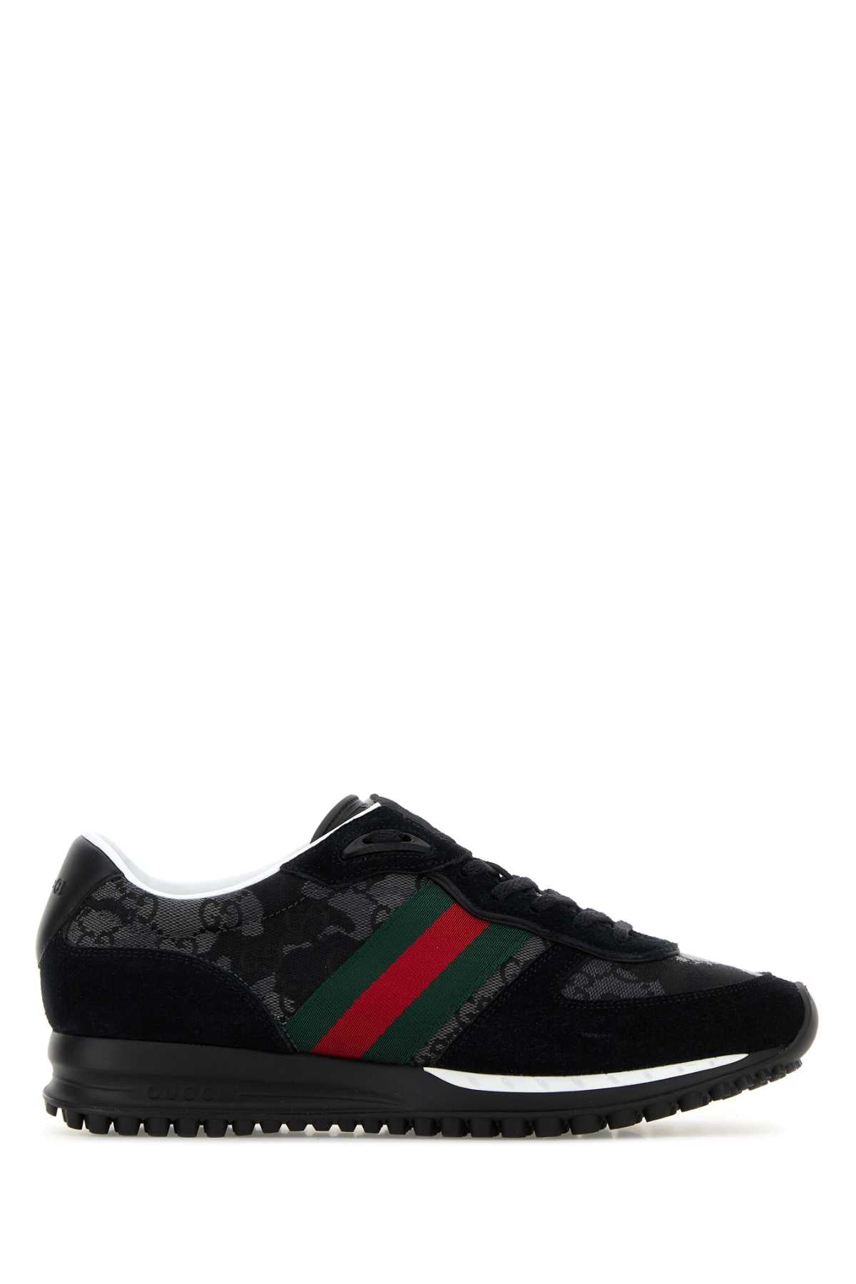 Gucci Leather upper and rubber sole sneaker