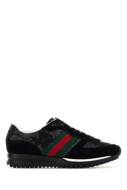 Gucci Leather upper and rubber sole sneaker