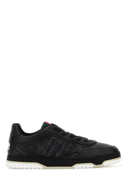 Gucci Leather upper and rubber sole sneaker