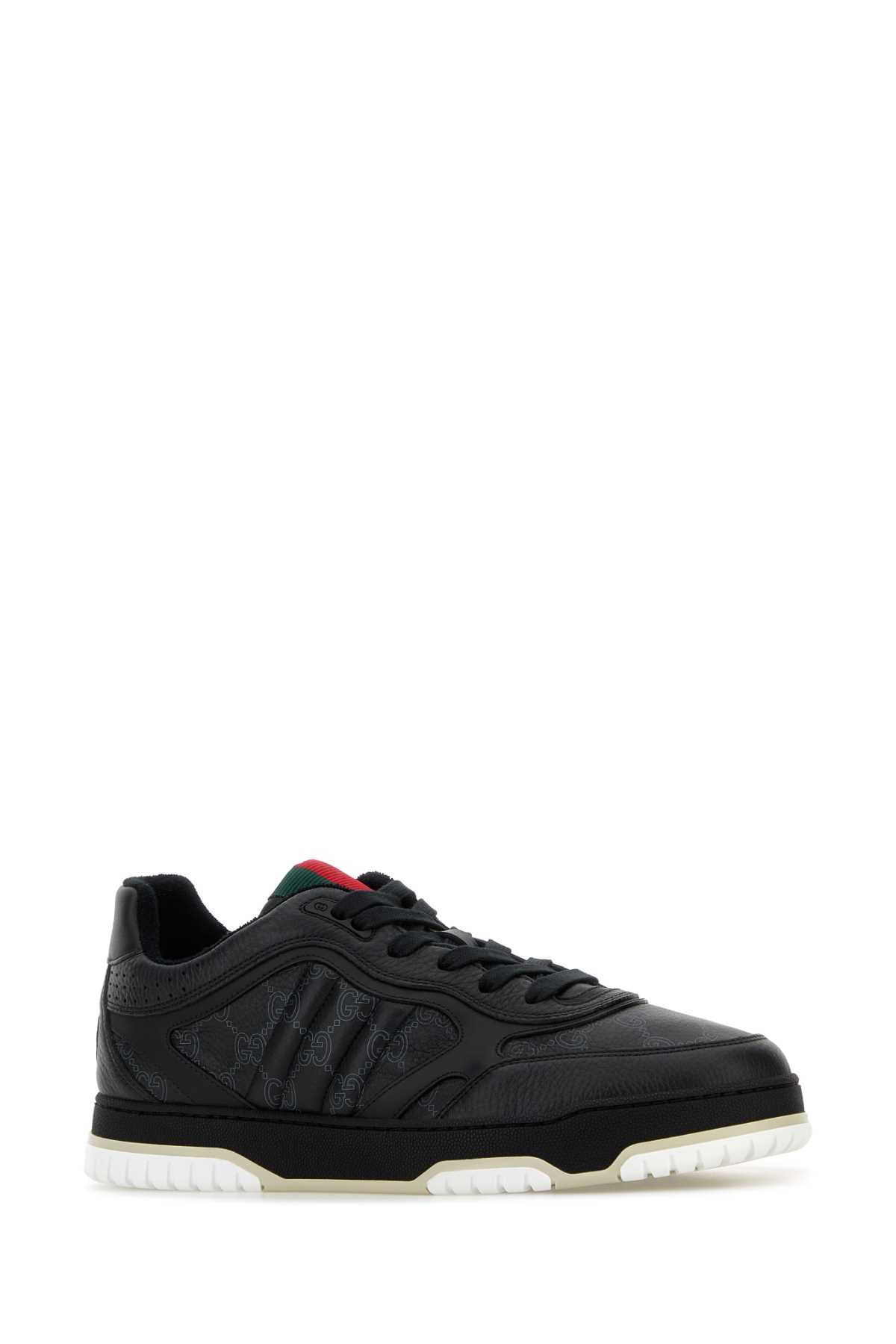 Gucci Leather upper and rubber sole sneaker