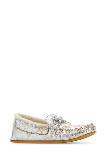 Gucci Leather upper and rubber sole moccasin
