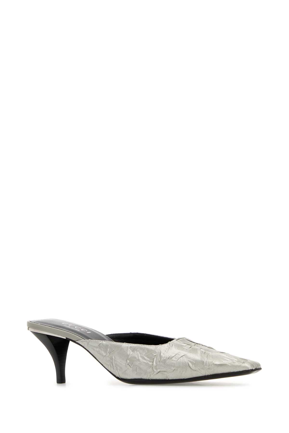 FABRIC UPPER AND LEATHER SOLE SANDAL PUMPS
