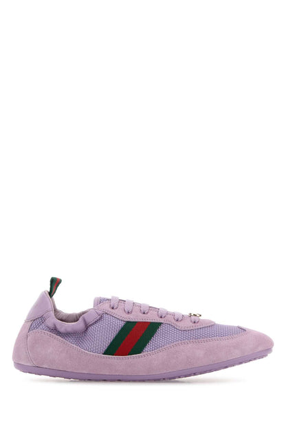 Gucci Leather upper and rubber sole sneaker