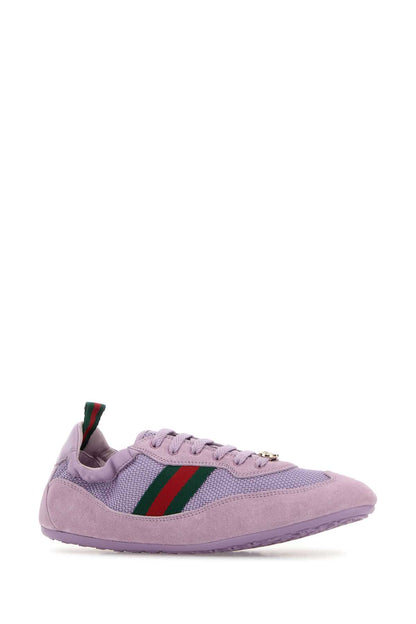 Gucci Leather upper and rubber sole sneaker