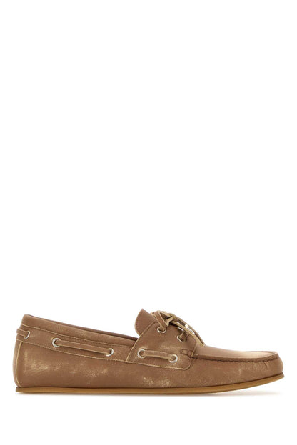 Gucci Leather upper and rubber sole moccasin