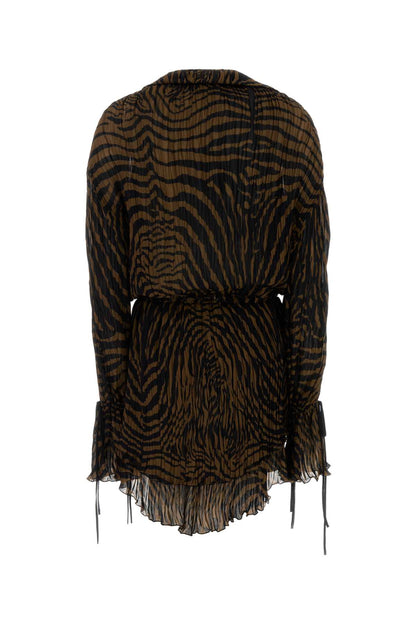 Blumarine 2a802a print chiffon dress