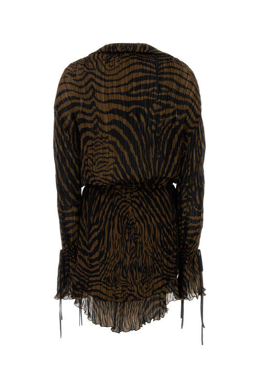 Blumarine 2a802a print chiffon dress