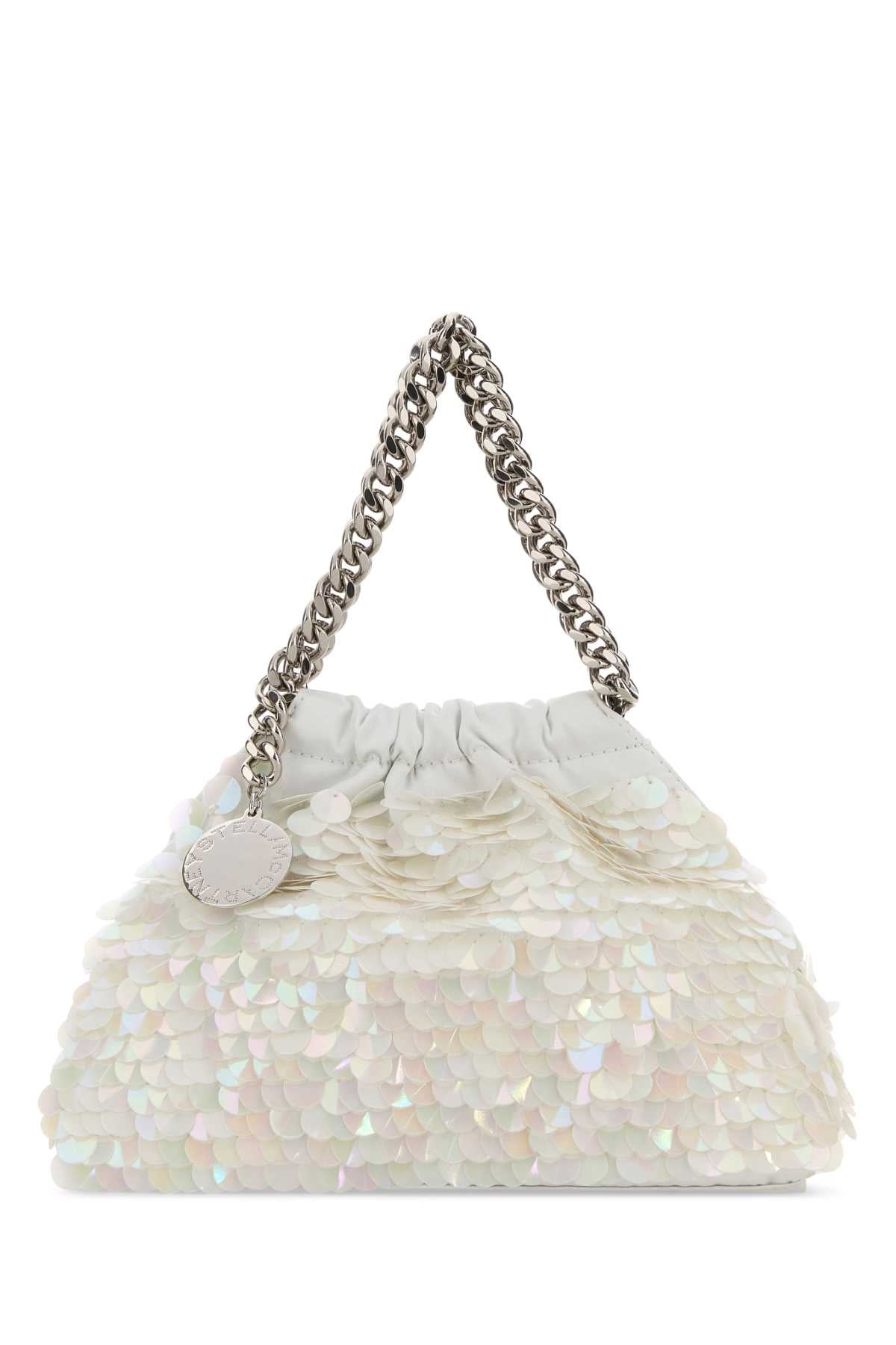 Stella Mccartney Falabella mini drawstring bag oversized sequins on