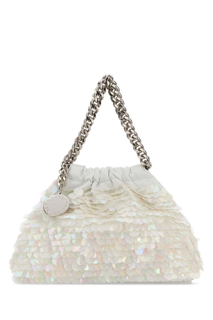 Stella Mccartney Falabella mini drawstring bag oversized sequins on