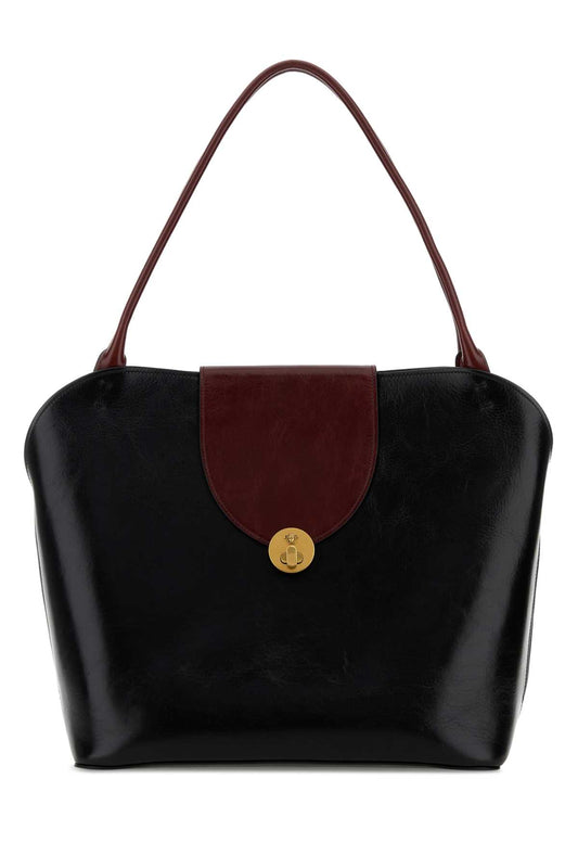 Versace Large handle shoulder calf leather