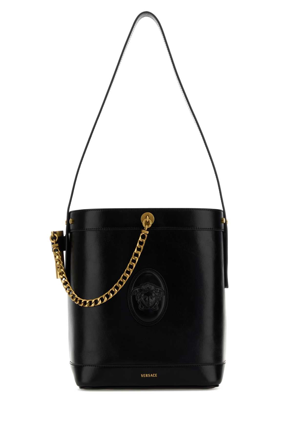 Versace Small bucket calf leather