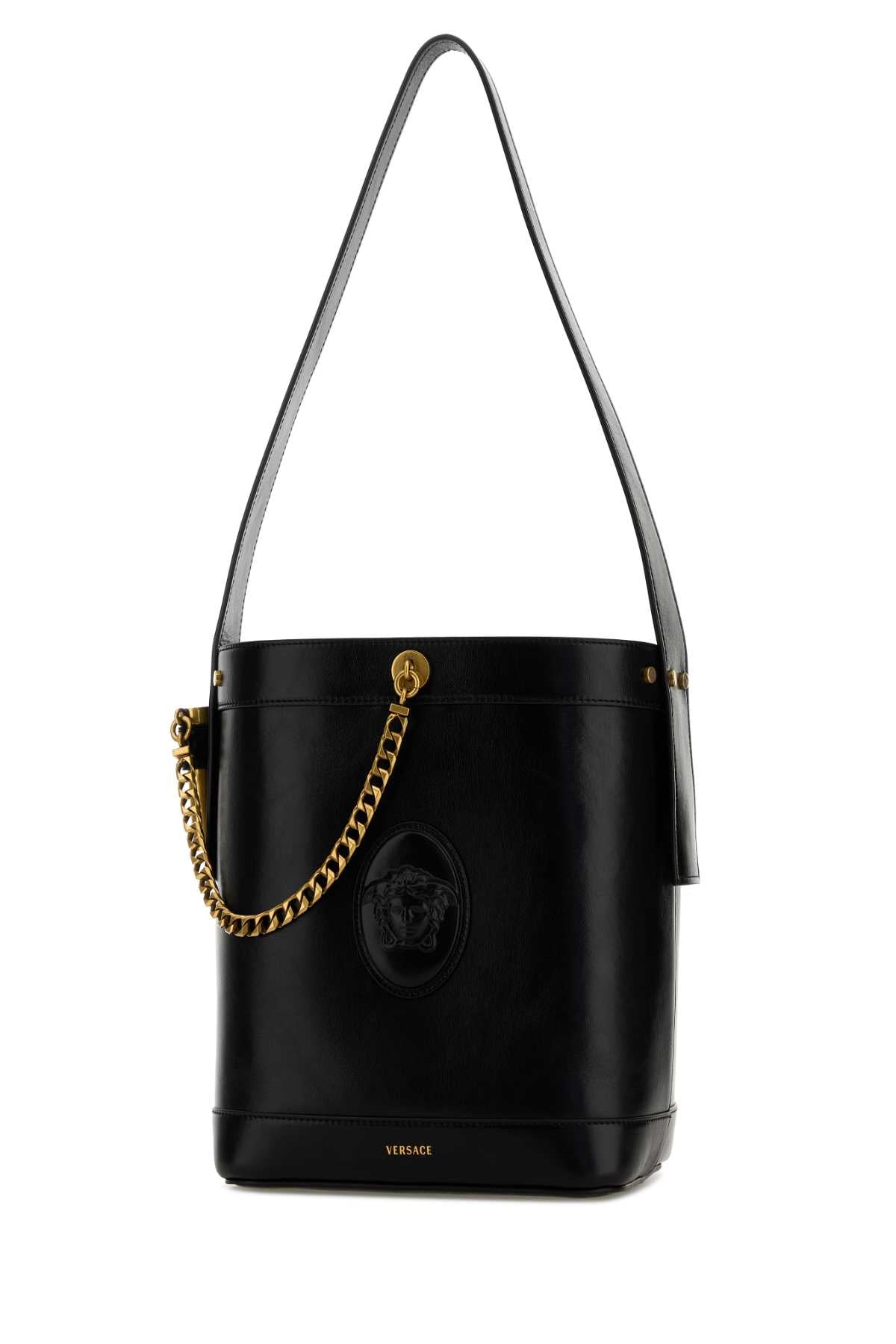 Versace Small bucket calf leather