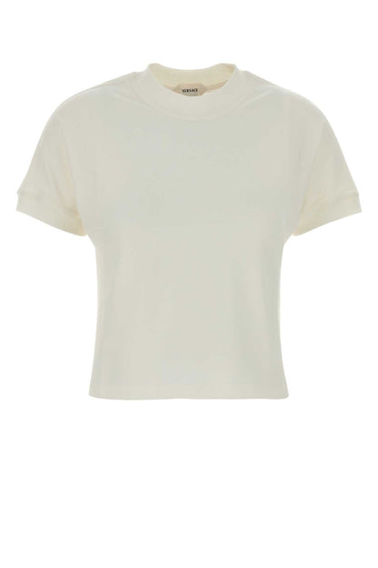 Versace T-shirt vintage stretch cotton jersey pd with