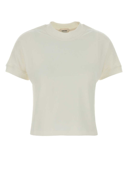 Versace T-shirt vintage stretch cotton jersey pd with