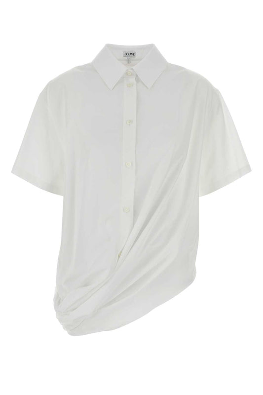 Loewe Short sleeve draped shirt