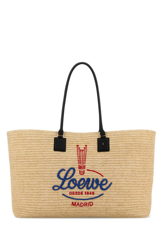 VERANO RAFFIA XL TOTE HANDBAGS