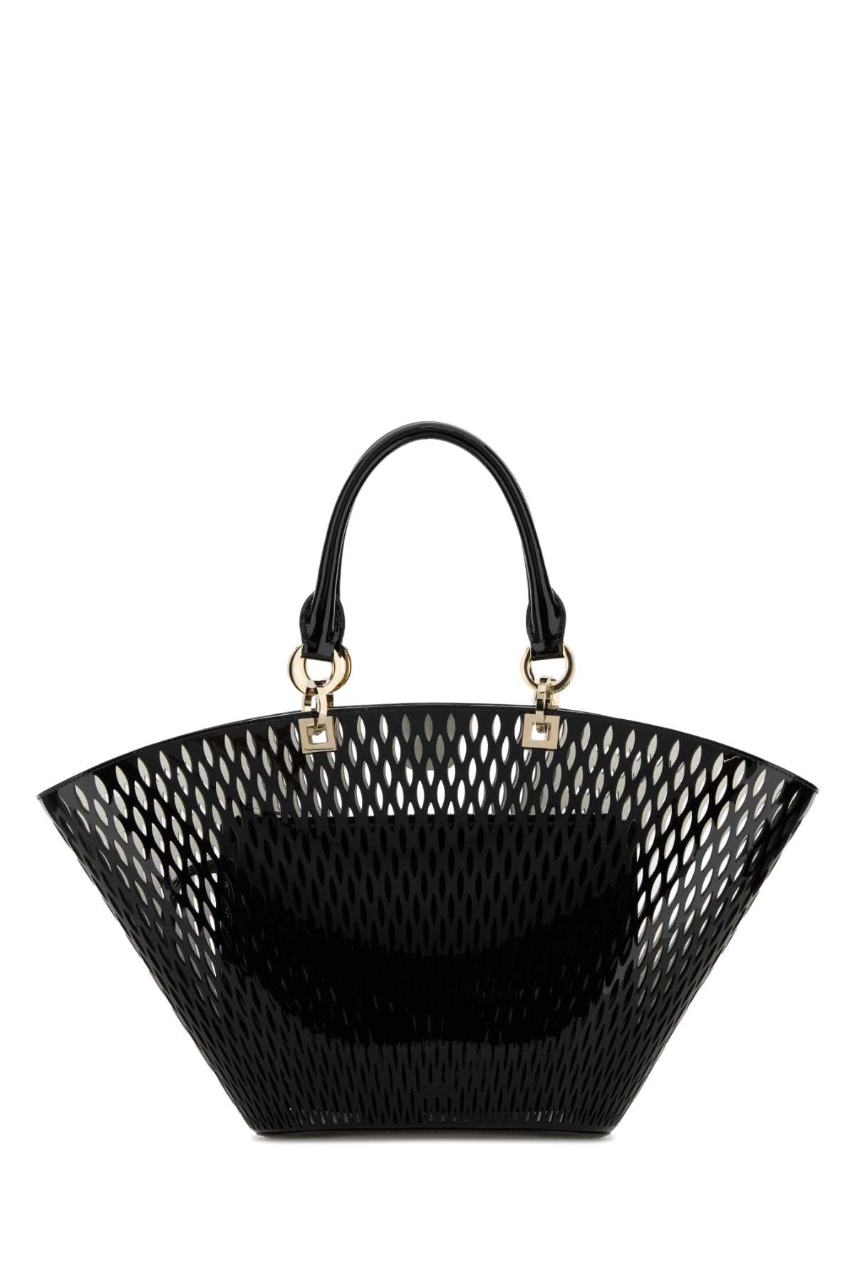 Tom Ford Cut out patent leather medium panier