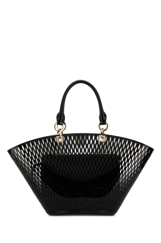 Tom Ford Cut out patent leather medium panier