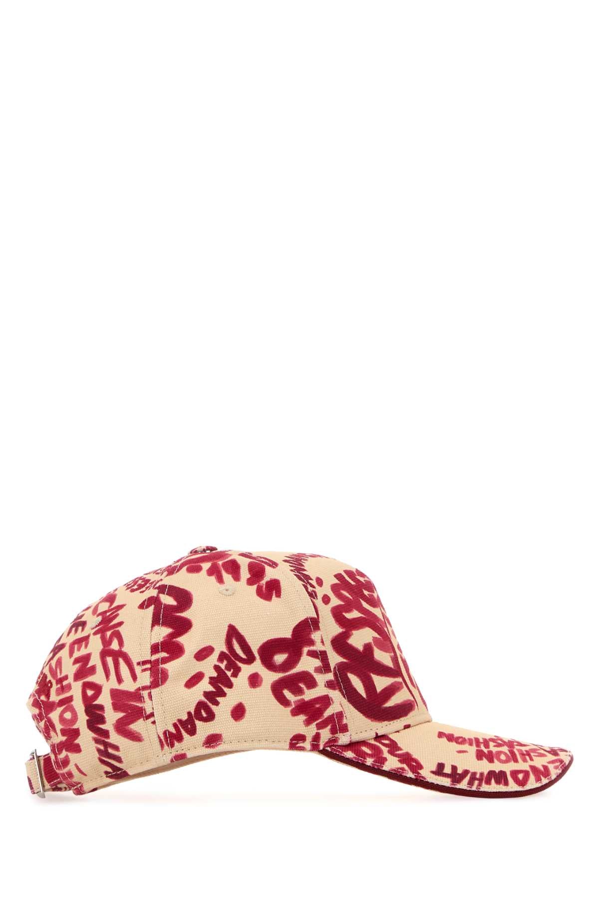 Dsquared Baseball cap - canvas+stampa all over hibiscus - p