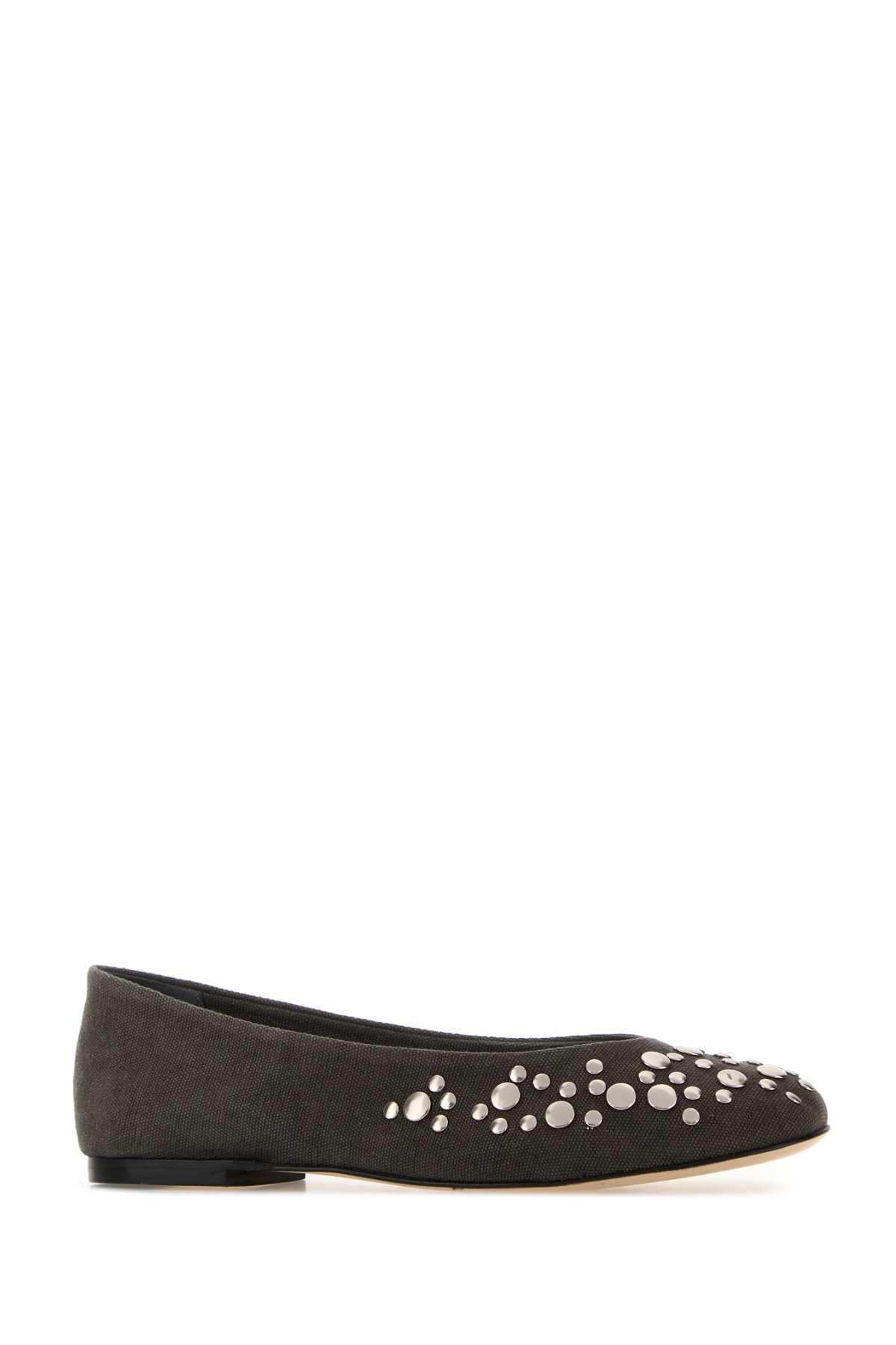 BAILARINA STUDS CANVAS BALLERINAS