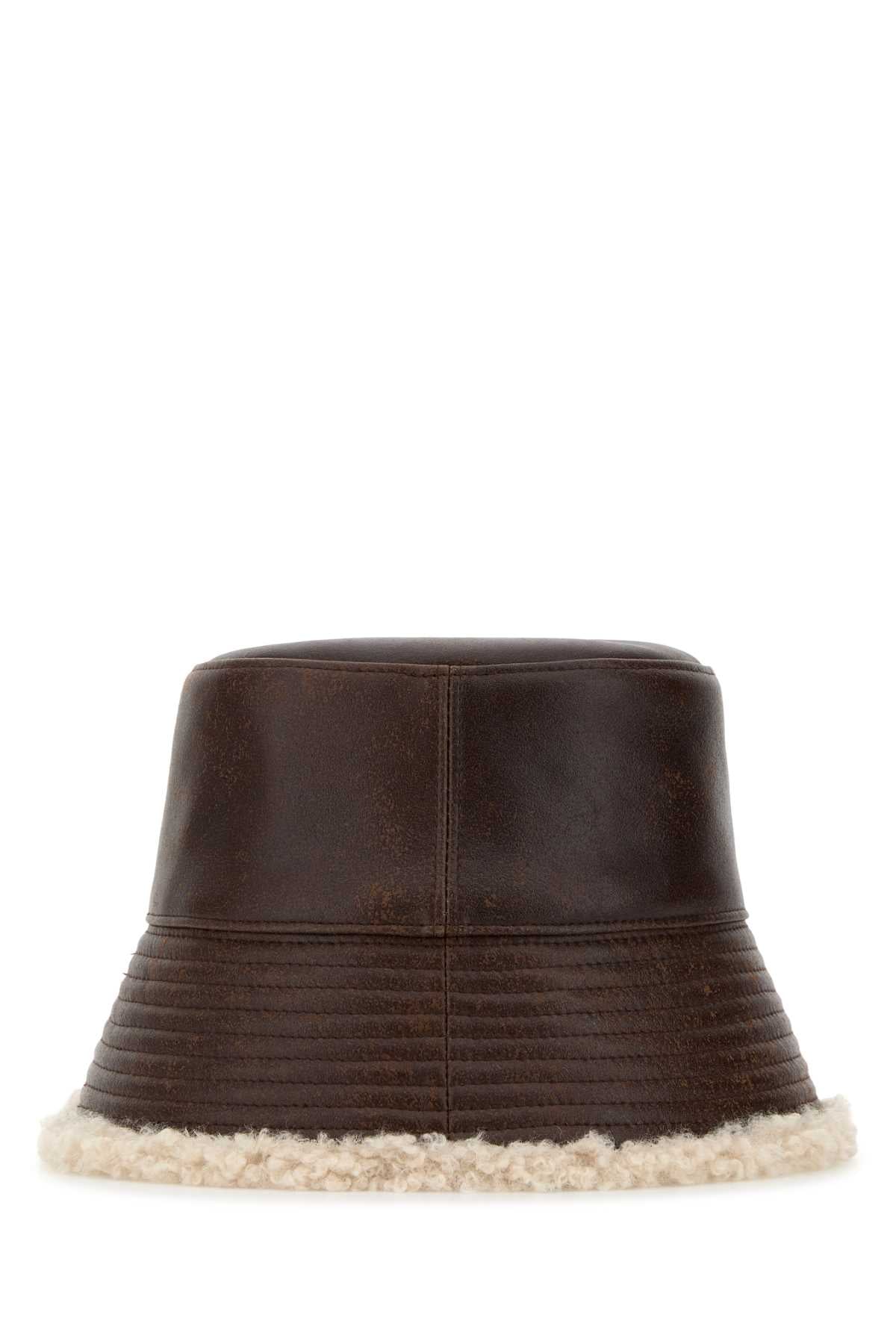 BUCKET HAT IN BRUSH ALTER MAT AND SHEALING DETAILS HATS