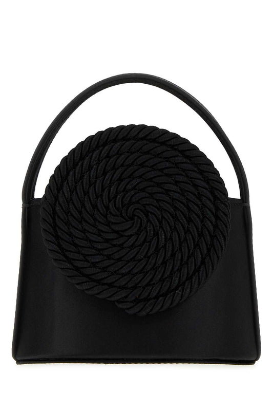MINI GUNTHER SATIN PASSEMENTERIE BLACK CROSSBODY BAGS
