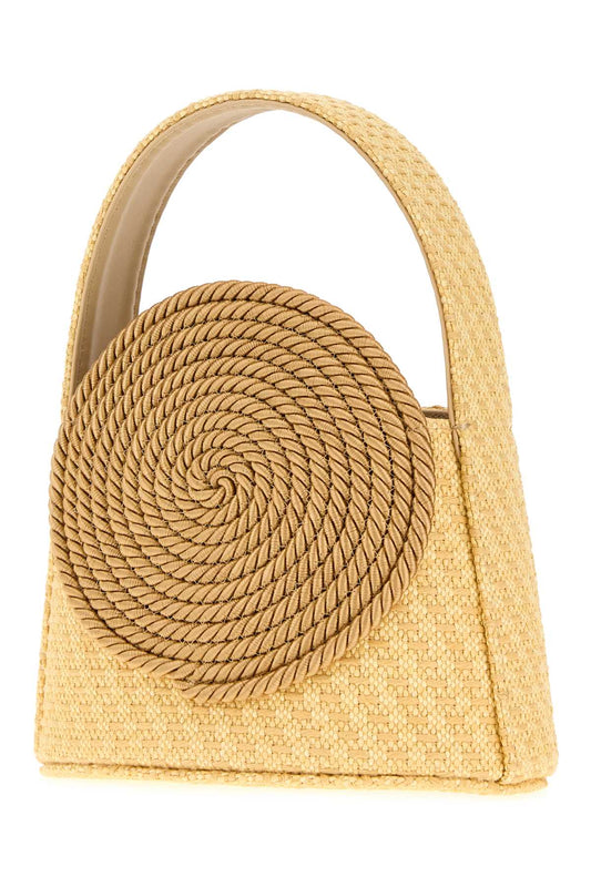 GUNTHER PASSEMENTERIE STRAW BEIGE HANDBAGS