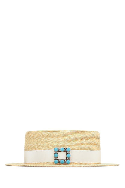 TRES VIVIER TURQUOISE HAT HATS AND HAIRBANDS